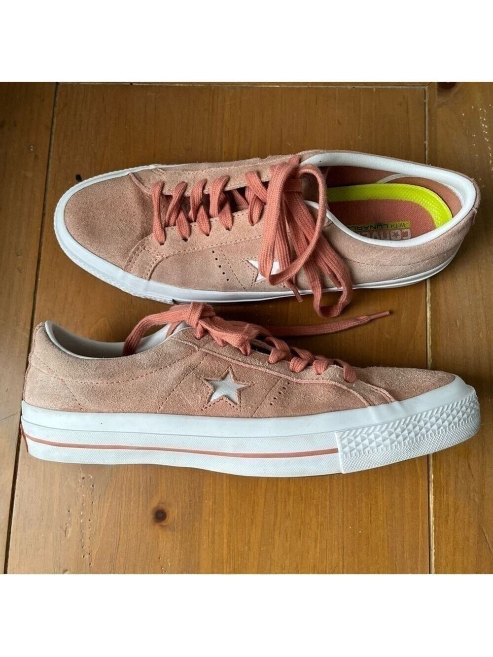 Converse Cons One Star Suede OX Low Unisex Lunarlon Sneaker Pink Blush 10.5